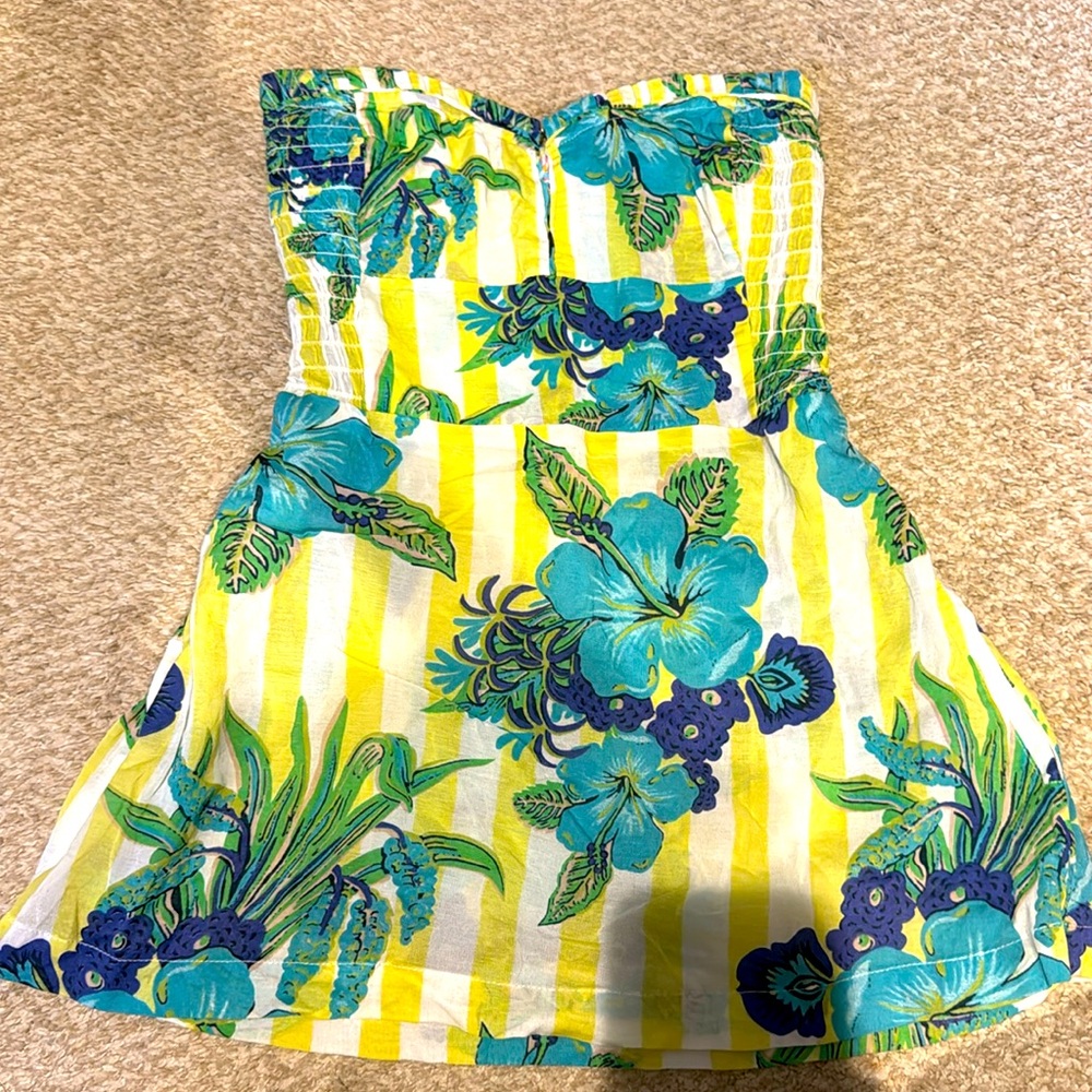 Free People strapless top